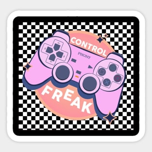 control freak Sticker